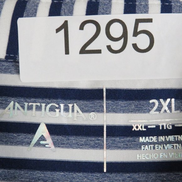 Antigua* Men's Short Sleeve Straight Hem Polo Golf Pullover Shirt~ Size XXL - Picture 4 of 13